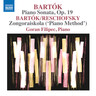 Bartok: Piano Music Volume 9 [Incls Piano Sonata, Op..19] cover