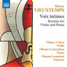 Vieuxtemps: Innermost Voices cover