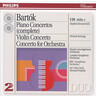 MARBECKS COLLECTABLE: Bartok: The 3 Piano Concertos / Violin Concerto / Concerto for Orchestra cover