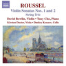 Roussel: Violin Sonatas Nos 1 and 2 / String Trio cover
