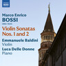 Bossi: Violin Sonatas Nos. 1 and 2 cover