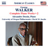 Walker: Complete Piano Works 2 cover