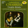 MARBECKS COLLECTABLE: Chabrier: Complete Melodies cover