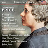 Price: Violin Concertos Nos. 1 and 2 Piano Concerto in One Movement in D minor (Fanny Clamagirand, Han Chen, Malmö Opera Orchestra, John Jeter) cover