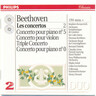 MARBECKS COLLECTABLE: Beethoven: Complete concertos 2 (Incls Piano Concerto No. 5 "Emperor" & Triple Concerto) cover