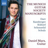 The Munich Guitar Society Manuscripts cover