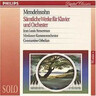 MARBECKS COLLECTABLE: Mendelssohn: Complete works for piano and orchestra cover