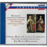MARBECKS COLLECTABLE: Handel: 4 Coronation Anthems / Foundling Hospital Anthem / Utrecht te Deum cover