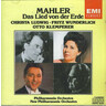 MARBECKS COLLECTABLE: Mahler: Das Lied von der Erde cover