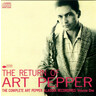 The Return of Art Pepper - The complete Art Pepper Aladdin recordings - Volume One cover