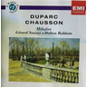 MARBECKS COLLECTABLE: Duparc/Chausson: Melodies cover