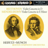 MARBECKS COLLECTABLE: Beethoven: Violin Concerto In D / Mendelssohn: Violin Concerto In E Minor cover