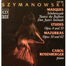 MARBECKS COLLECTABLE: Szymanowski: Masques / Etudes / Mazurkas cover