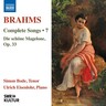 Brahms: Die schöne Magelone, Op.33 cover