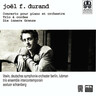 MARBECKS COLLECTABLE: Durand: Concerto for piano and orchestra / Trio a cordes / Die Innere Grenze cover