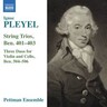 Pleyel: String Trios, Ben. 401-403 cover